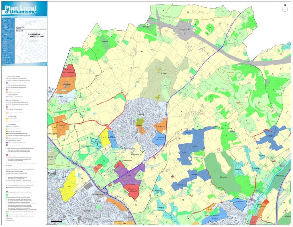 Plan Zonage Sargé