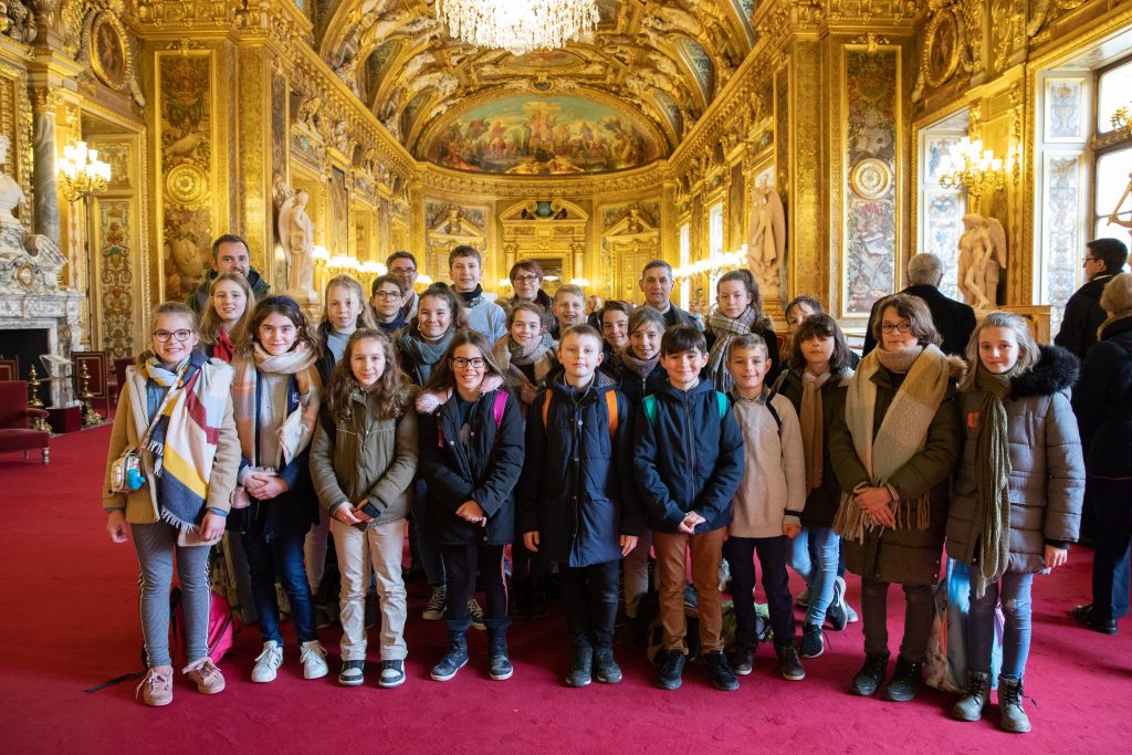 Visite du Sénat Mars 2020, Conseil municipal jeunes