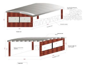 Carport cimetière