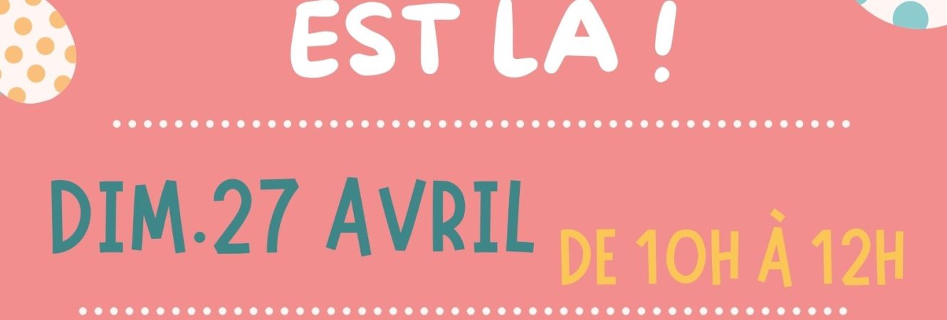 Affiche Chasse aux oeufs 2025