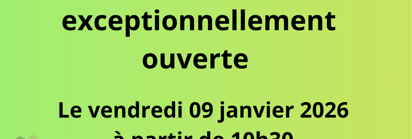 La Mairie est exceptionnellement fermée. (3)