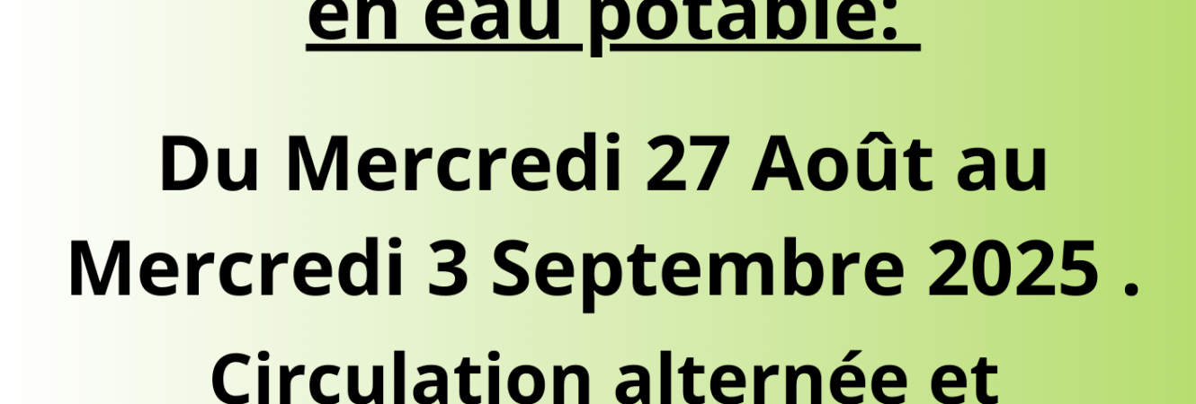 Réparation fuite d'eau