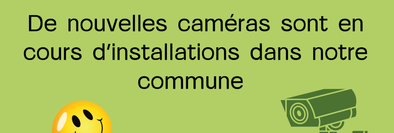 AFFICHE installation caméras